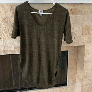 Old Navy Hunter Green T XS